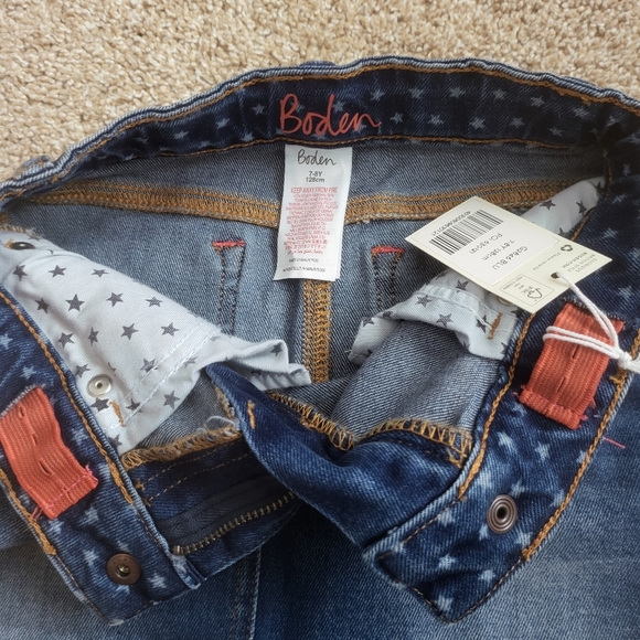 ♥️NWT♥️ BODEN GIRLS DENIM SKIRT - Picture 3 of 6